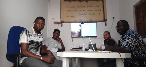Equipe Soninke na consultoria em Bissau