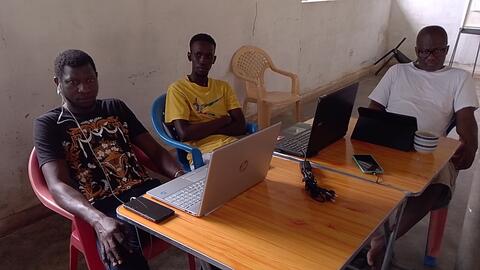 Equipe Soninke na Treinamento