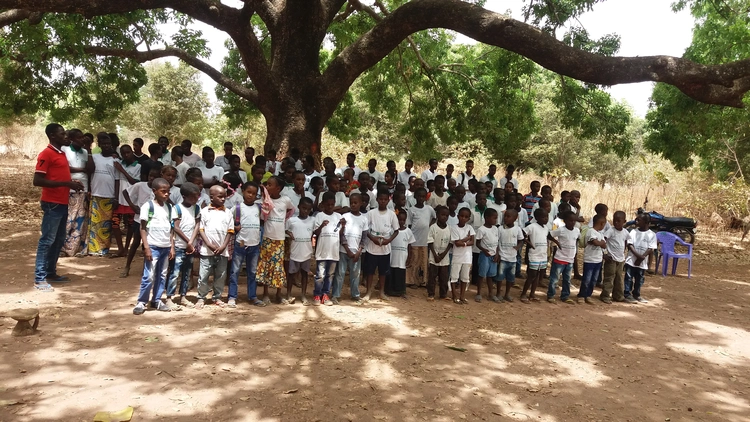 Professor com os Alunos